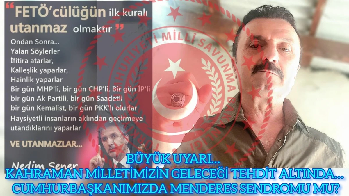 Büyük uyarı!.. Kahraman milletimizin geleceği tehdit altında!.. Cumhurbaşkanımızda Menderes sendromu mu?