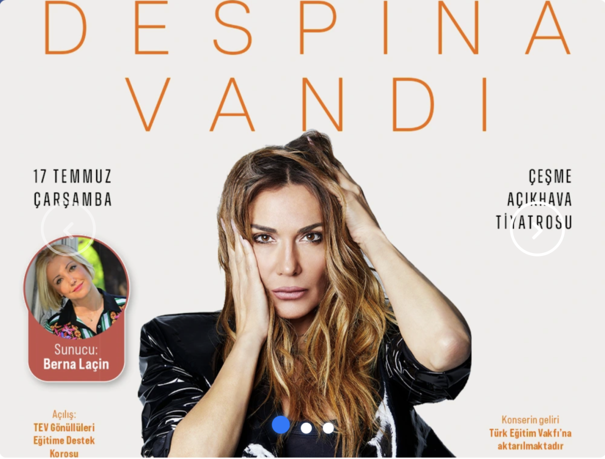 Despina Vandi Yunan aşkı!.. Arap nefreti... Akasya Durağı ve Kıbrıs…