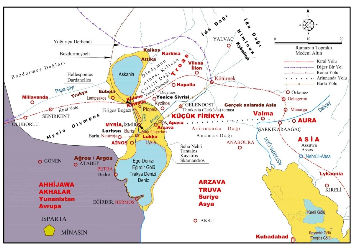 Ege kıyıları ve Ahhiyava krallığı