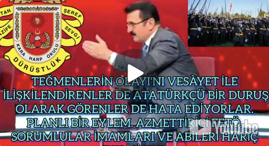 Teğmenlerin olayını vesayet ile ilişkilendirenler de Atatürkçü bir duruş olarak görenler de hata ediyorlar! Planlı bir eylem!