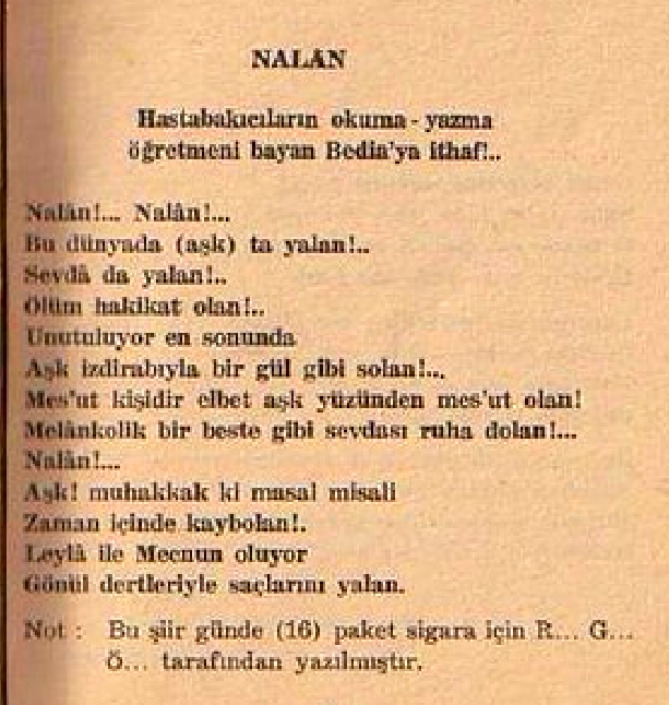 Deli Şiirler! İşte, akıl hastalarının Bakırköy'de yazdığı 50 yıllık şiirler...