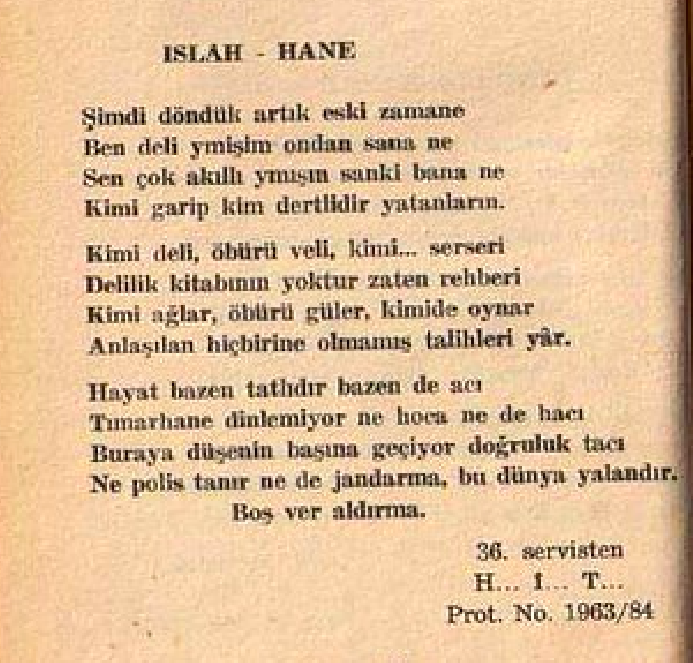 Deli Şiirler! İşte, akıl hastalarının Bakırköy'de yazdığı 50 yıllık şiirler...