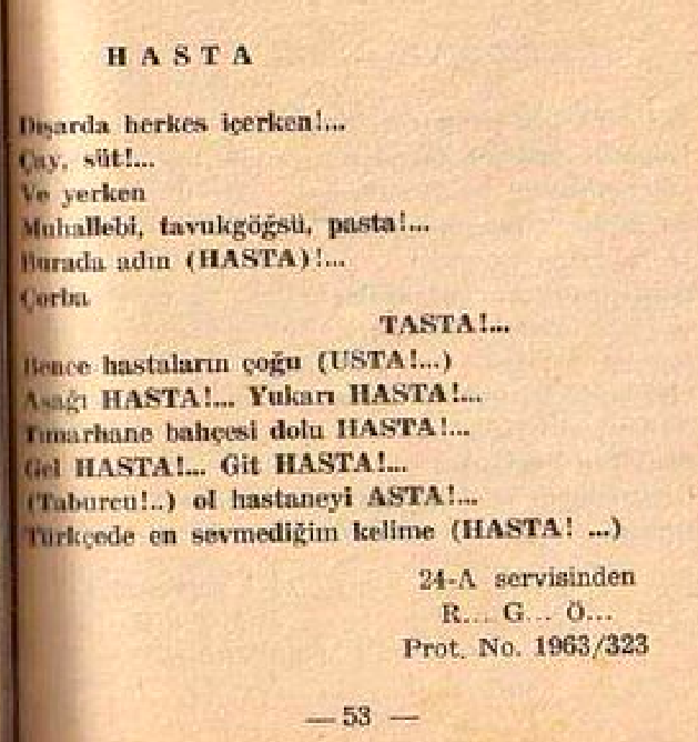 Deli Şiirler! İşte, akıl hastalarının Bakırköy'de yazdığı 50 yıllık şiirler...