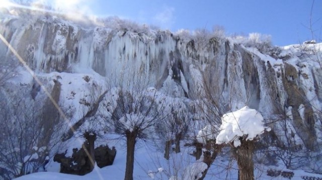 Erzurum ve Doğu’dan karlı-buzlu manzaralar