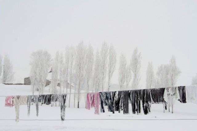 Erzurum ve Doğu’dan karlı-buzlu manzaralar