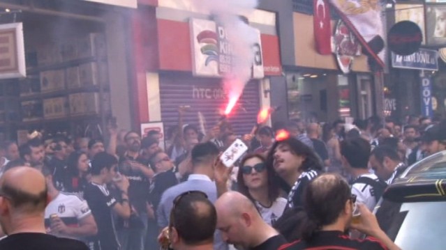 Beşiktaş'ın şampiyonluk coşkusu