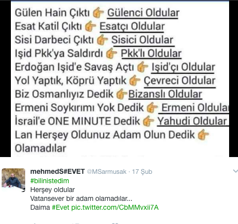 Sosyal Medyada EVET Hareketleri