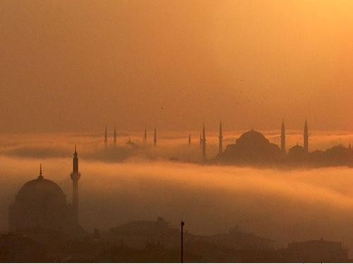 İstanbul'da SİS manzaraları