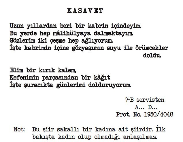 Deli Şiirler! İşte, akıl hastalarının Bakırköy'de yazdığı 50 yıllık şiirler...