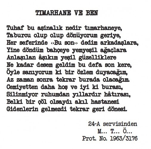 Deli Şiirler! İşte, akıl hastalarının Bakırköy'de yazdığı 50 yıllık şiirler...