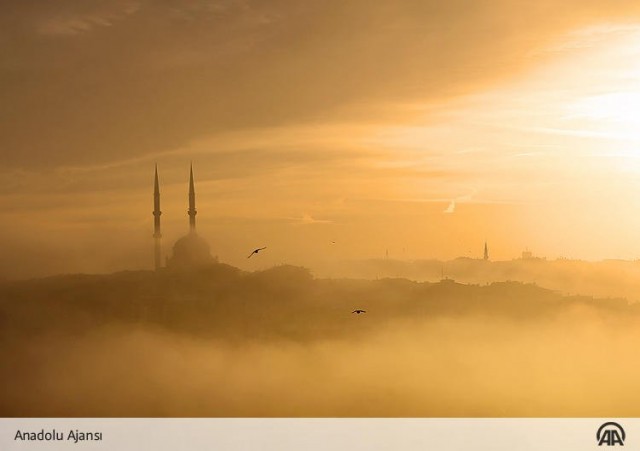 İstanbul'da SİS manzaraları