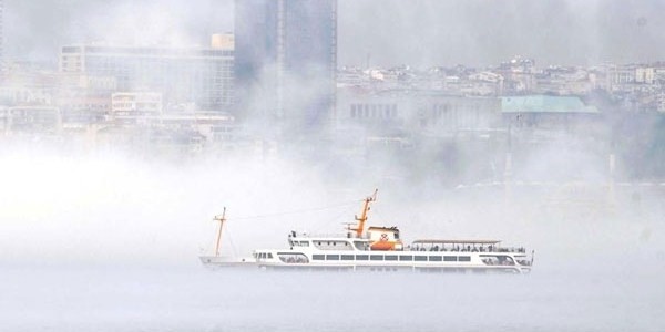 İstanbul'da SİS manzaraları