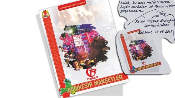 15 Temmuz manşetleri kitap oldu