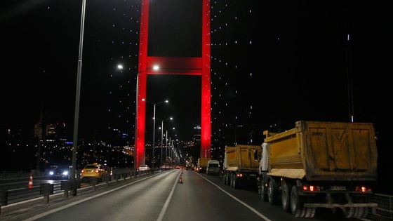 15 Temmuz Şehitler Köprüsü'ndeki çalışmalar başladı