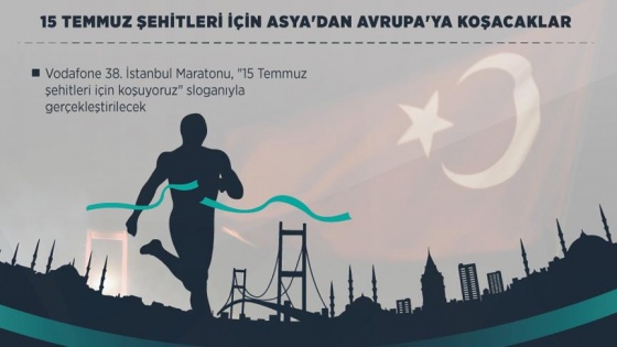 15 Temmuz şehitleri için Asya'dan Avrupa'ya koşacaklar