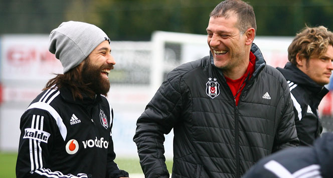 Beşiktaş'ta neşeli idman