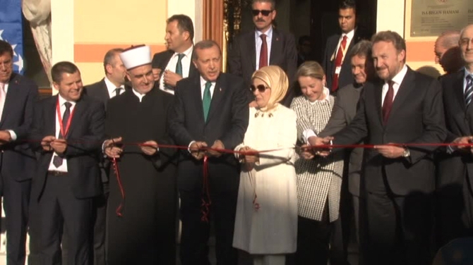 Saraybosna'da hamam ve cami açılışı...