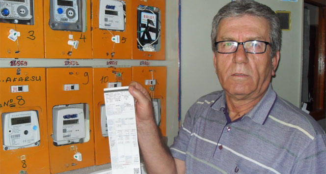 Elektrik faturasını gördü şok oldu