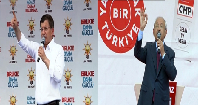 İki lider iki miting