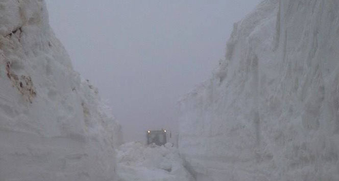 Ordu'da mayıs ayında kar mücadelesi