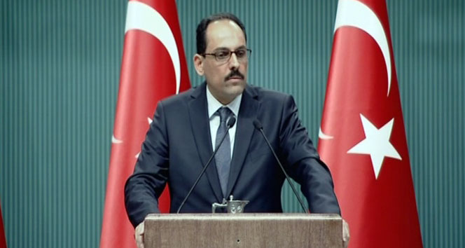 Kalın: Kandil'den yapılan tehditleri ciddiye almıyoruz