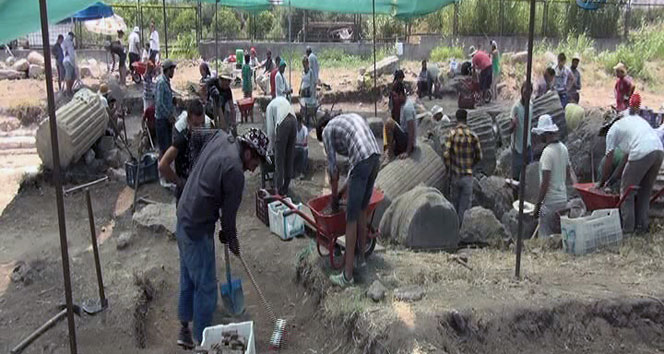 Soli Pompeipolis Antik Kent'te kazı çalışmaları başladı