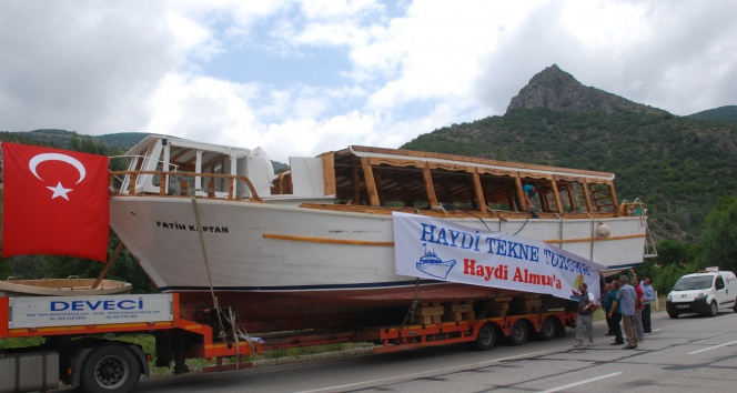 Tokat'tan gemi geçti