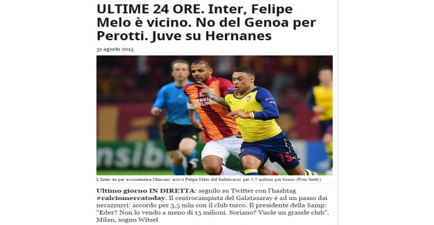 İtalyan basını: Melo Inter’de