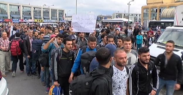 İstanbul Otogarına mülteci akını; 'Yol versinler gidelim”!..