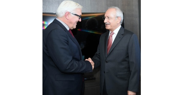 Kılıçdaroğlu Steinmeier ile görüştü