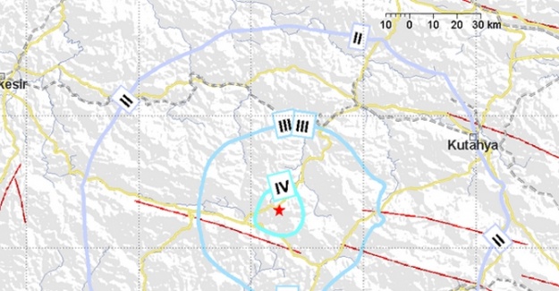 Simav’da korkutan deprem !