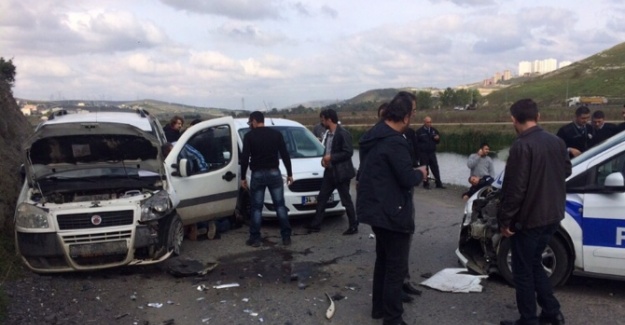 Cezaevi firarisi barikat kuran polise çarptı