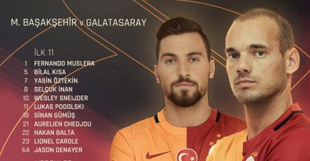 Galatasaray’ın ilk 11’i belli oldu