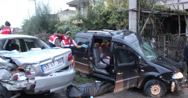 Samsun’da feci kaza: 1 ölü, 3 yaralı