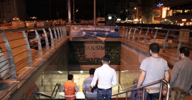 Taksim metrosunda bomba paniği !