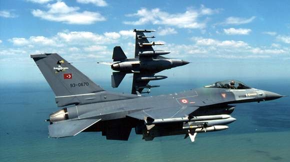 Türk F-16’lar IŞİD hedeflerini vurdu