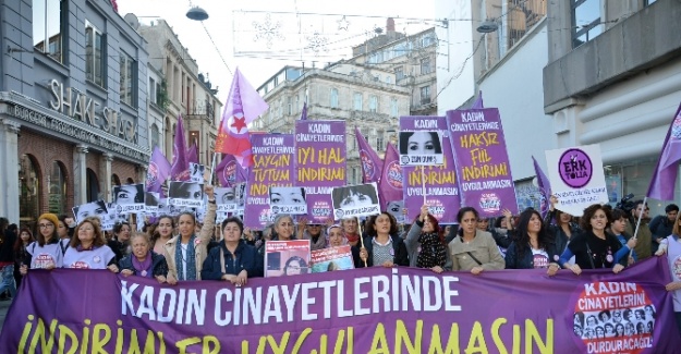 Beyoğlu’nda kadın cinayetleri protestosu