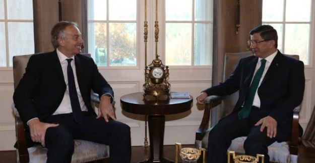 Davutoğlu Blair’i kabul etti