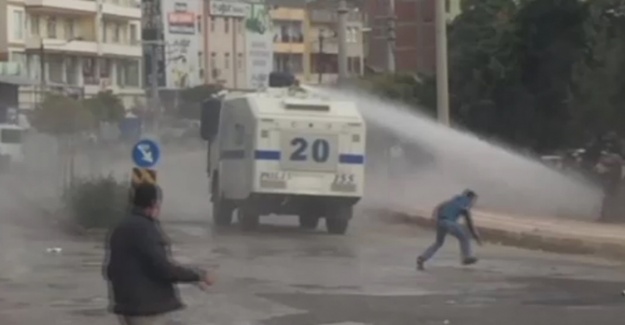 HDP’li vekillerden 'Korsan' yürüyüş! Silvan’da polis müdahelesi