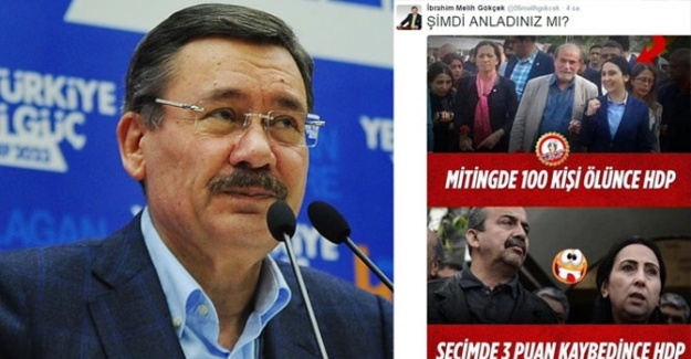 Melih Gökçek’ten HDP capsi