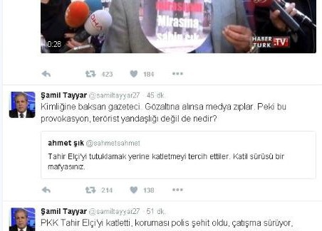 Tayyar: "Elçi’yi PKK katletti"