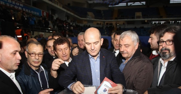 Bakan Soylu, Trabzonspor kongresinde