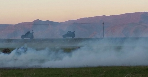 Cizre’ye yürüyen gruba müdahale