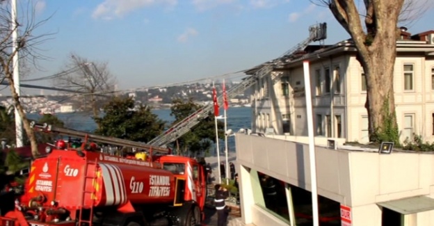 Beylerbeyi Polisevi’nde yangın