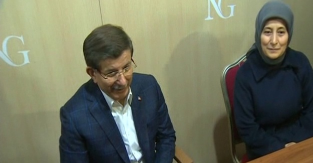 Davutoğlu basın mensuplarını ziyaret etti