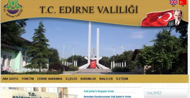 Efsane valinin vedası valiliğin sitesini dondurdu