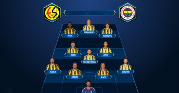 İşte, Fenerbahçe’nin Eskişehir'deki 11’i