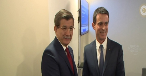 Davutoğlu, Fransa Başbakanı ile görüştü