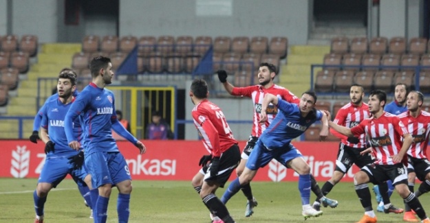 Kardemir Karabükspor konuk takıma mağlup oldu