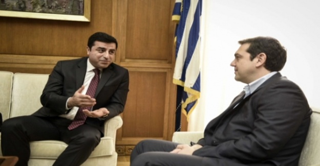 Demirtaş Çipras’la görüştü